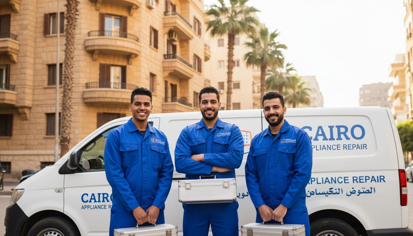Siant Misr professional technician team ready for appliance repair service